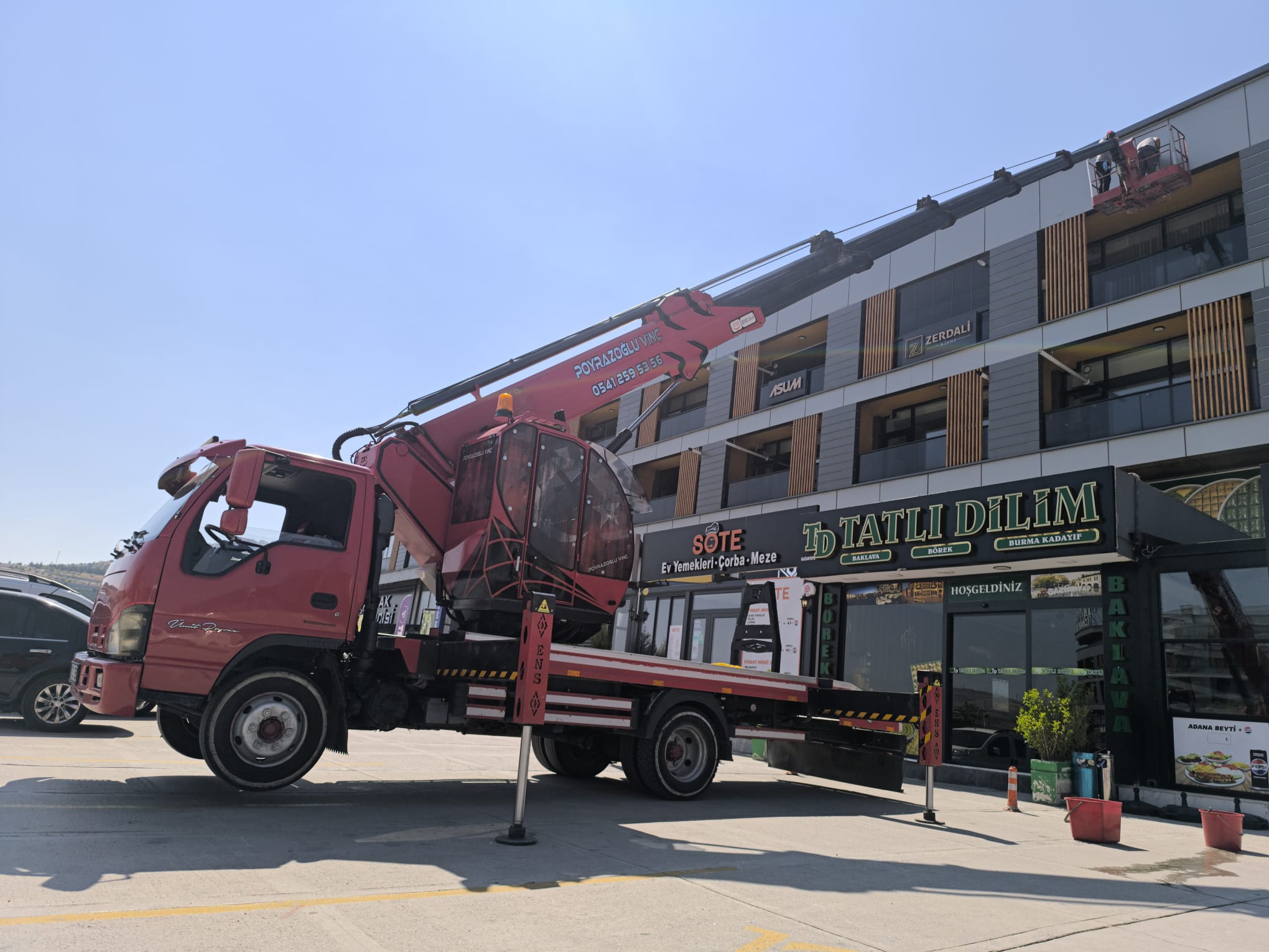 SEPETLİ VİNÇ KİRALAMA HİZMETİ ÇAY YOLU